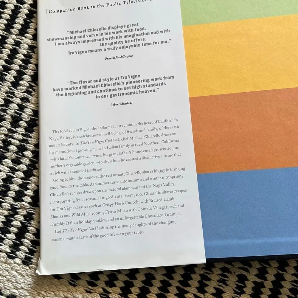 The tra vigne cookbook seasons in the California wine country